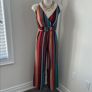 Striped Multicolor Jumpsuit